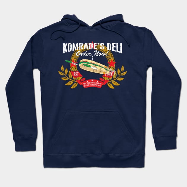 Komrade's Deli Hoodie by thebeardedbrushandblade